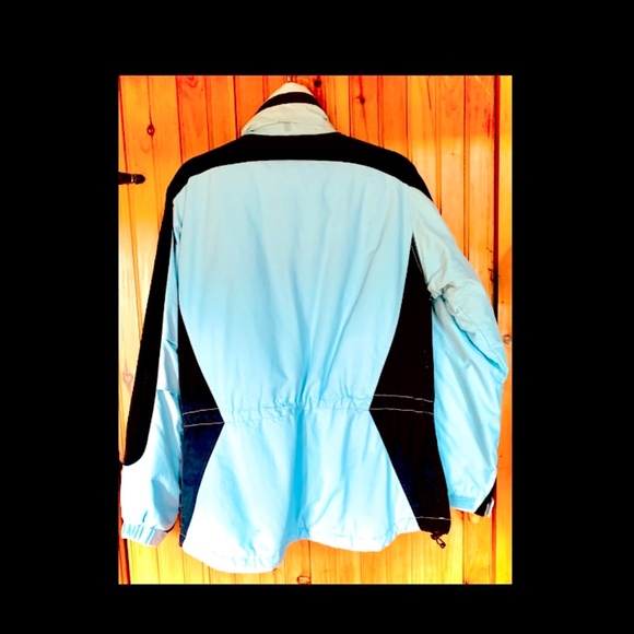 LL Bean Snow Ski Parka Teal/Black M - Picture 3 of 4